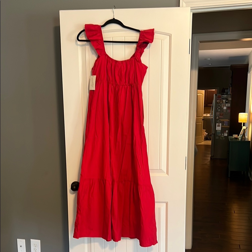 Universal Thread Red Maxi Dress - Picture 5 of 8